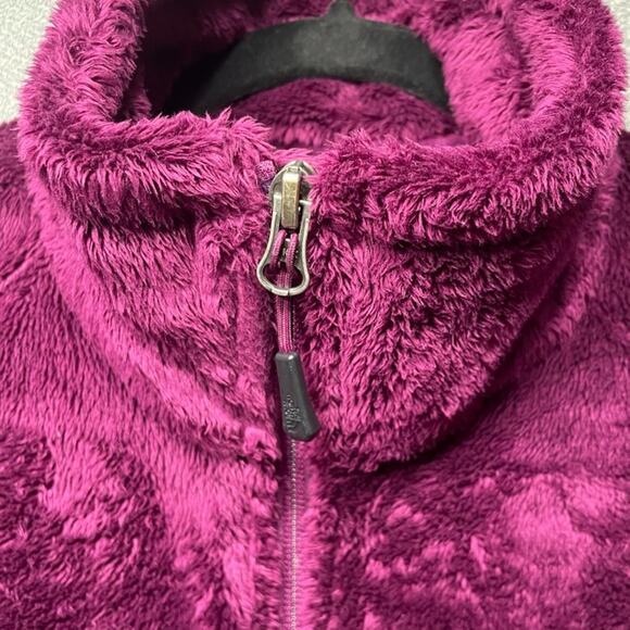 The North Face Osito Jacket Women’s Small Full Zip Fleece Coat Purple Pink Berry - Picture 11 of 16